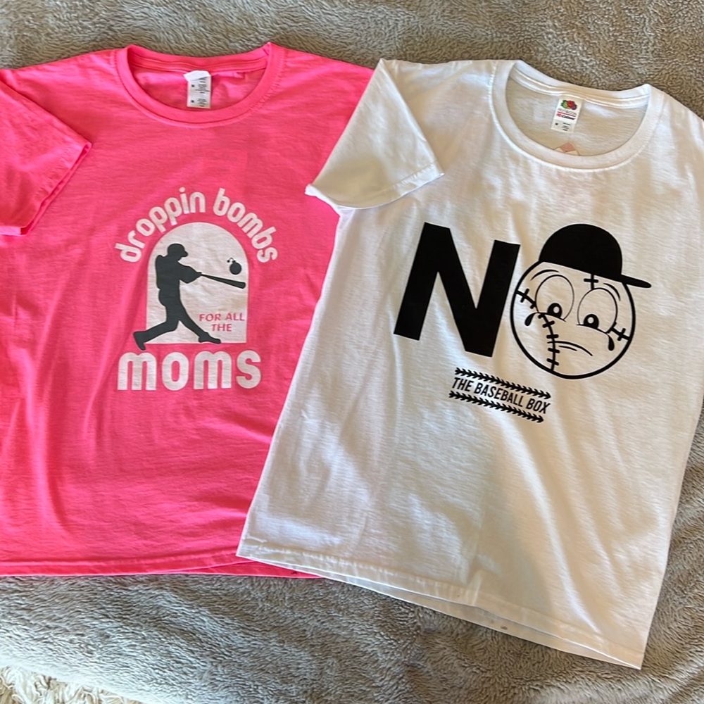 Boys Baseball T-shirts - Lot of 2 - Size YM